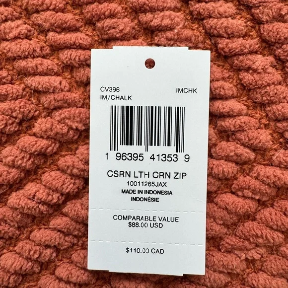 Coach Cream Leather Wristlet/Zip Pouch - New with Tag - Picture 10 of 11